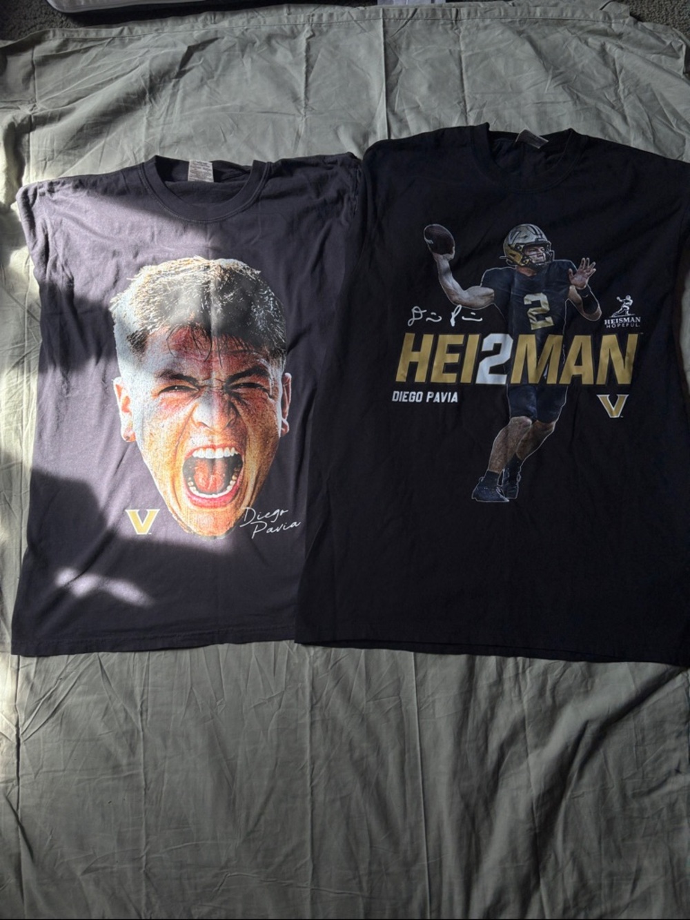 Comfort Colors Black HEI2MAN Diego Pavia Graphic Tee